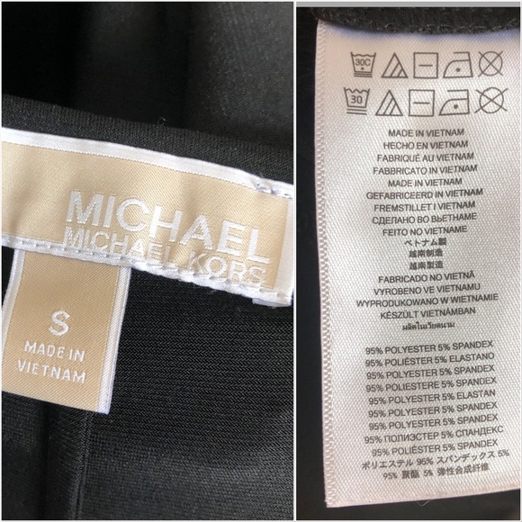 Michael Kors black studded sheath dress size small - Picture 8 of 8